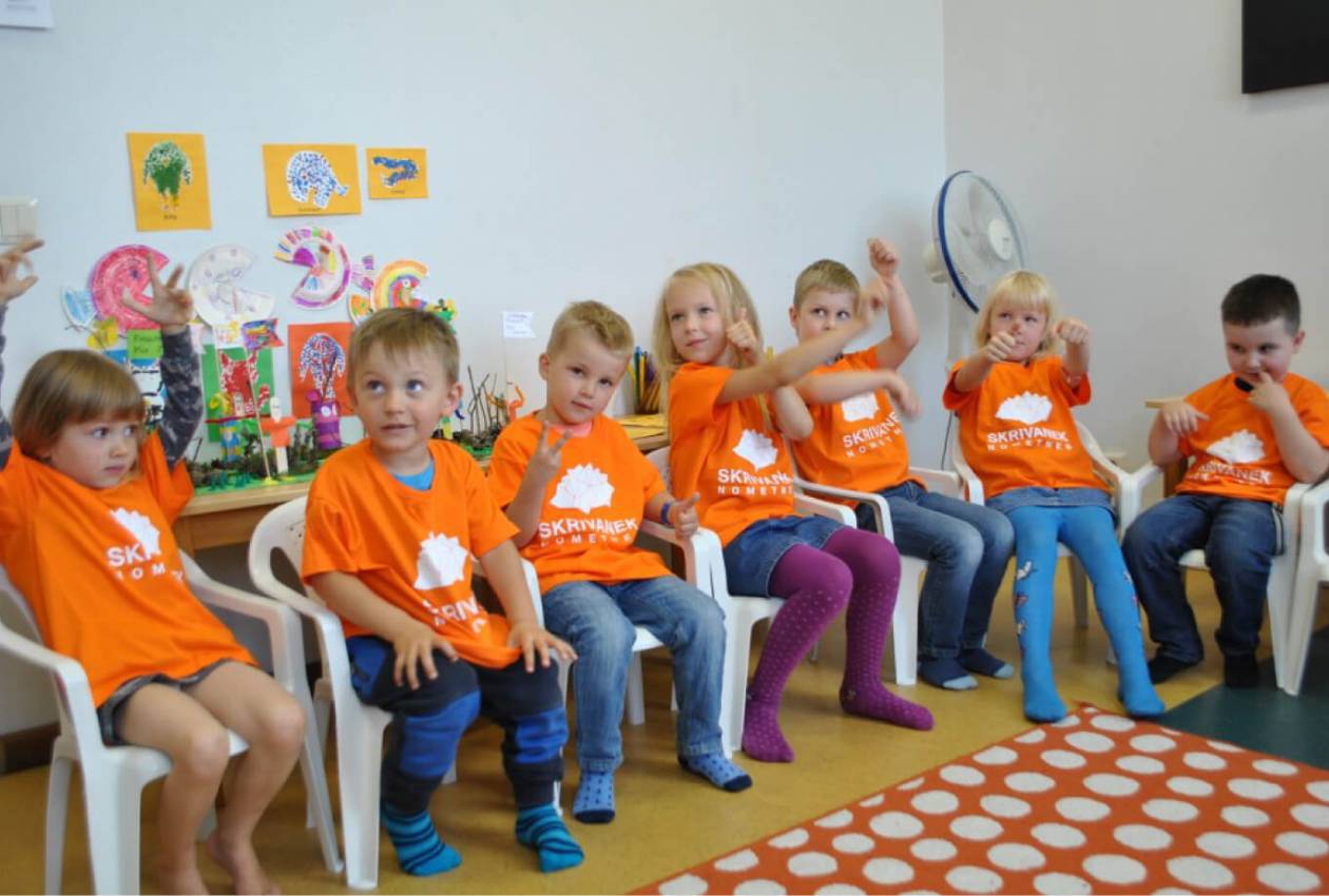 Angļu valodas nometne English Kid 4 līdz 6 gadus veciem bērniem, Skrivanek
